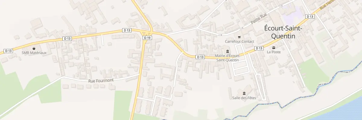 Plan du 16 Rue Henri Barbusse à Écourt-Saint-Quentin