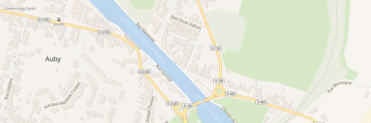 Plan du 28 Rue Désiré Brisacque à Auby