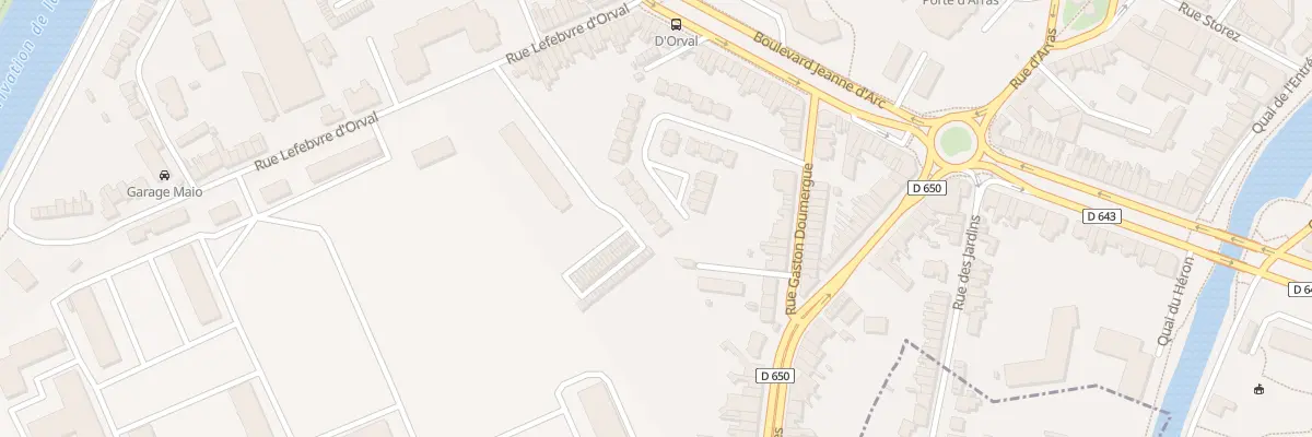 Plan du 200 Rue Auguste Malotau de Guerne à Douai