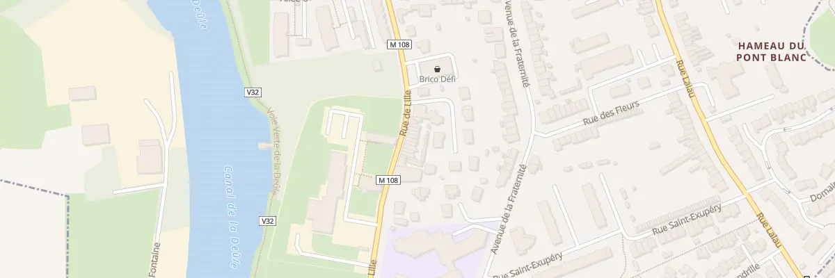Plan du 215 Rue de Lille à Marquette-lez-Lille