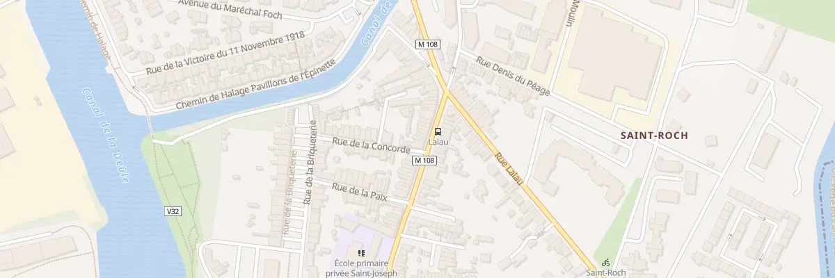 Plan du 24 Rue de Lille à Marquette-lez-Lille