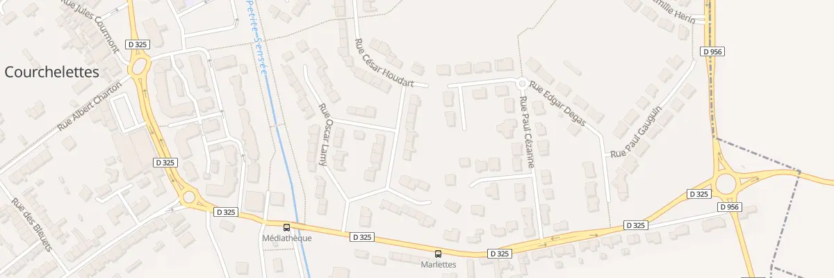 Plan du 6 Rue Ferdinand Baillez à Courchelettes