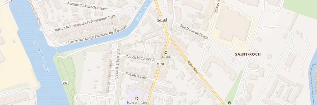 Plan du 20 Rue de Lille à Marquette-lez-Lille