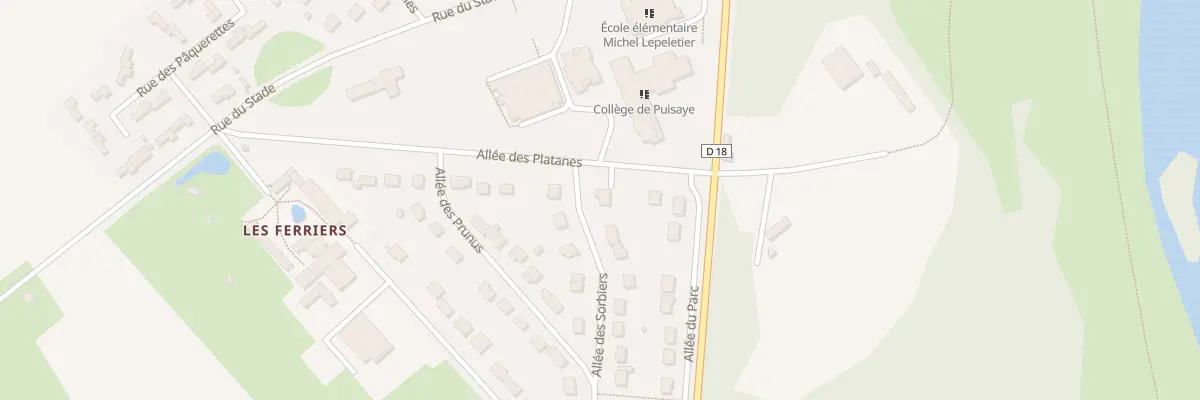 Plan du 1 All des Sorbiers à Saint-Fargeau