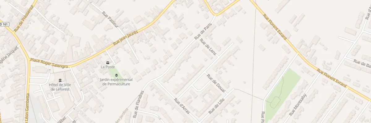 Plan du 19 Rue de Paris à Leforest