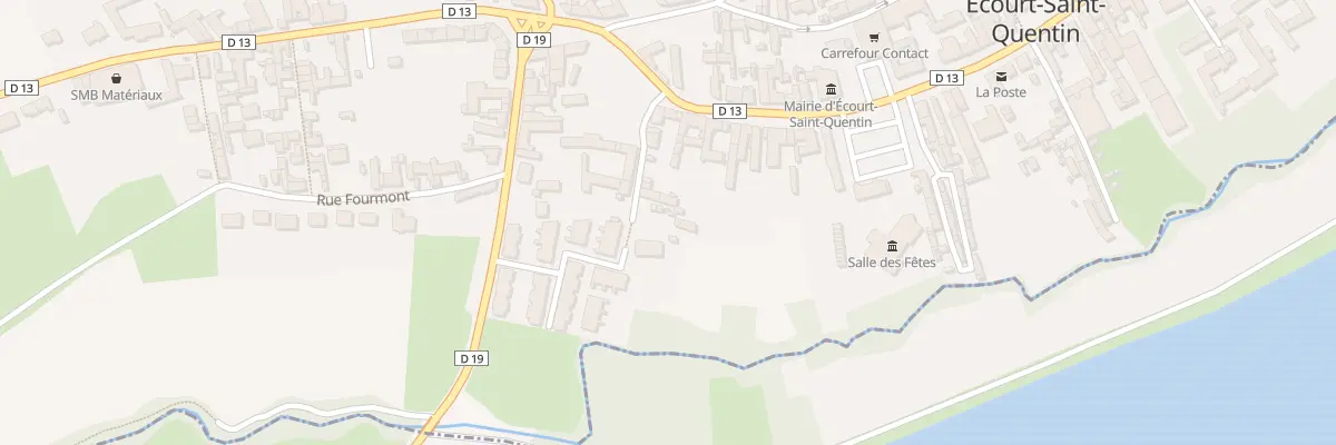 Plan du 10 Rue Henri Barbusse à Écourt-Saint-Quentin