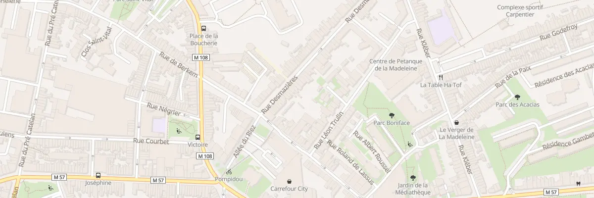 Plan du 24 Rue Desmazières à La Madeleine