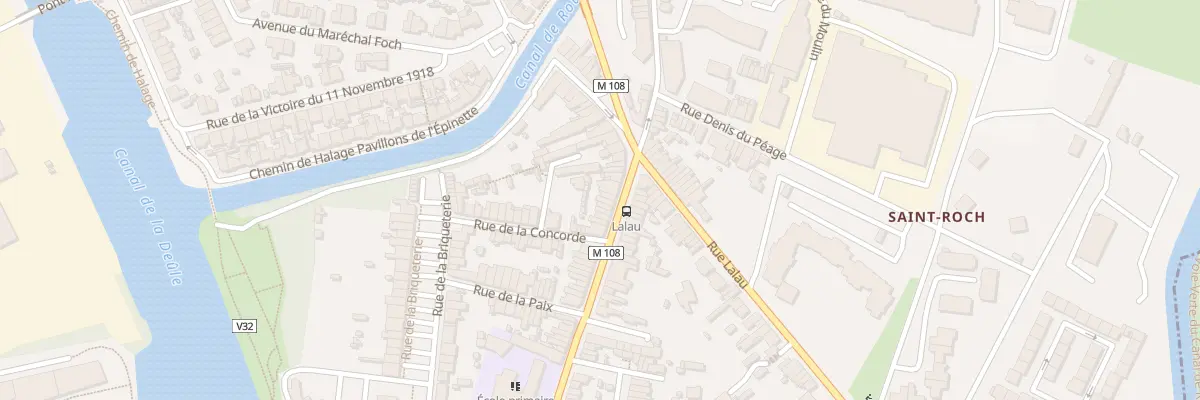 Plan du 16 Rue de Lille à Marquette-lez-Lille