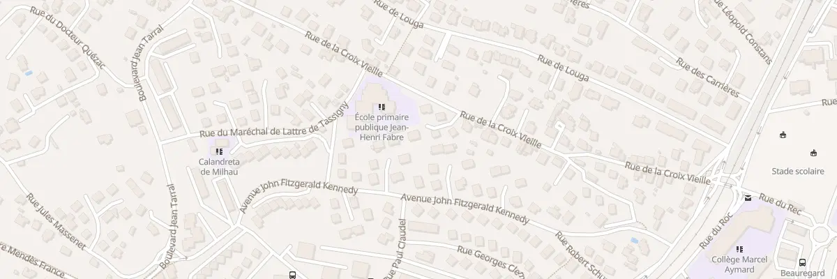 Plan du 45C Rue de la Croix Vieille à Millau