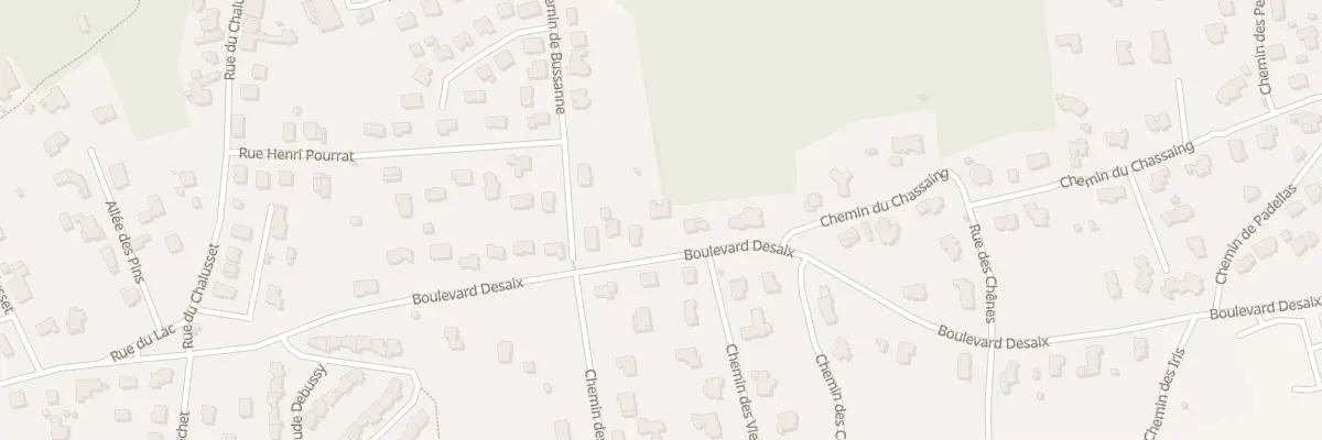 Plan du 25 Bd Desaix à Châtel-Guyon