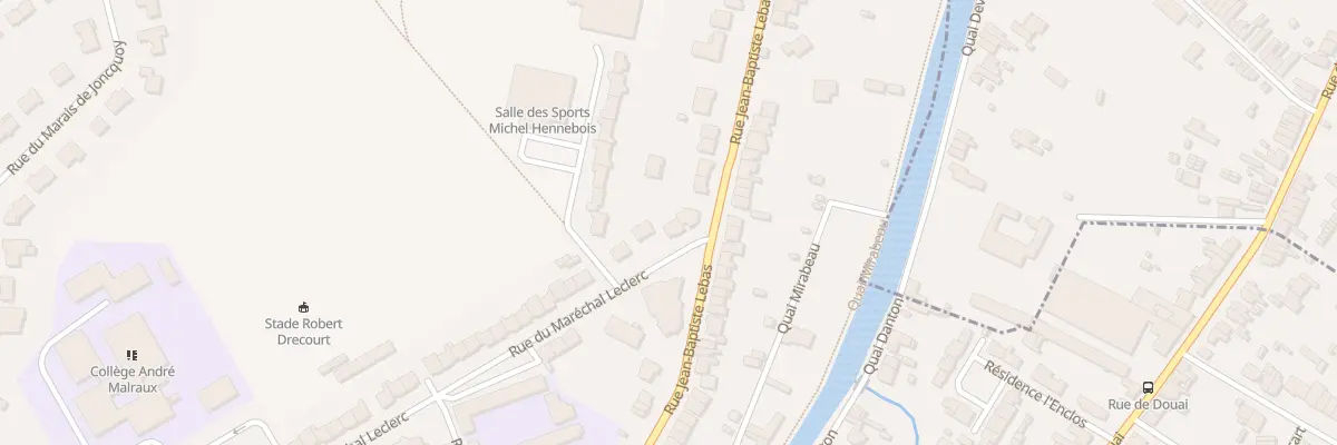 Plan du 6 Rue du Maréchal Leclerc à Lambres-lez-Douai