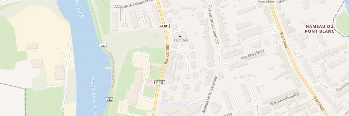 Plan du 205 Rue de Lille à Marquette-lez-Lille