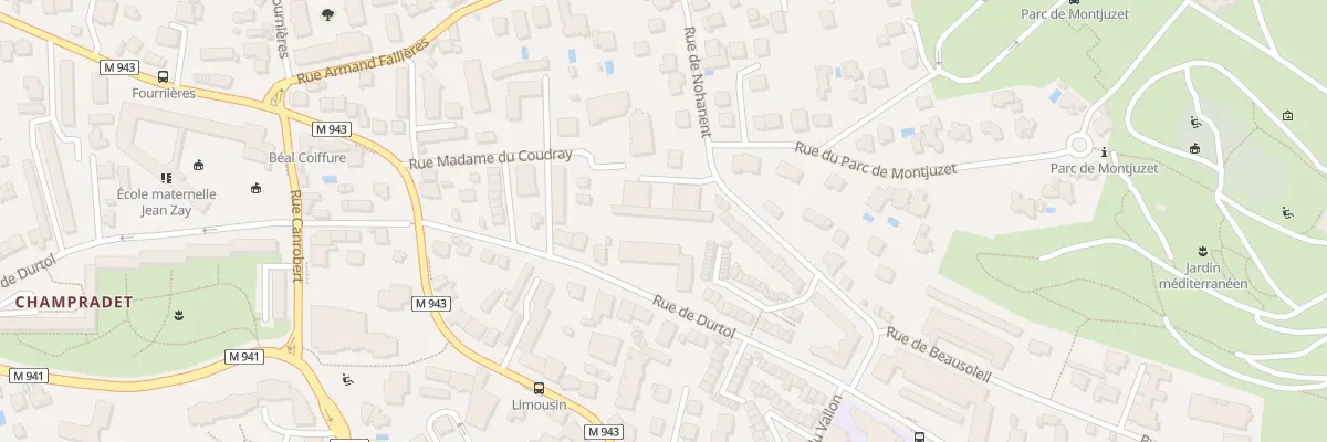 Plan du 97 Rue de Nohanent à Clermont-Ferrand