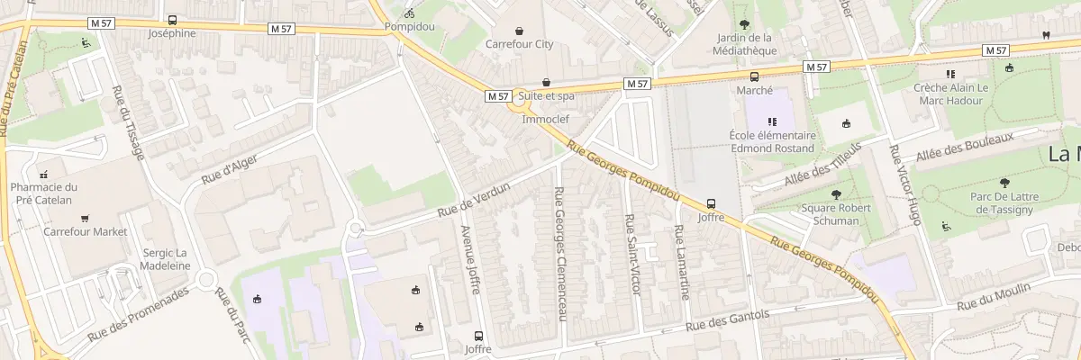 Plan du 3 Rue de Verdun à La Madeleine