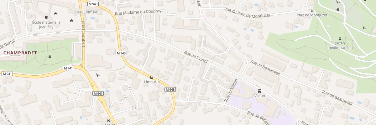 Plan du 51 Rue de Durtol à Clermont-Ferrand