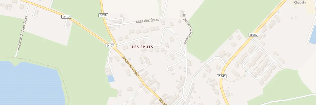 Plan du 10 Lot des Eputs à Tronget
