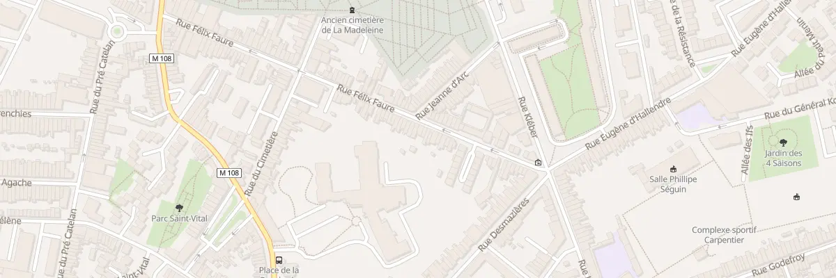 Plan du 52 Rue Félix Faure à La Madeleine