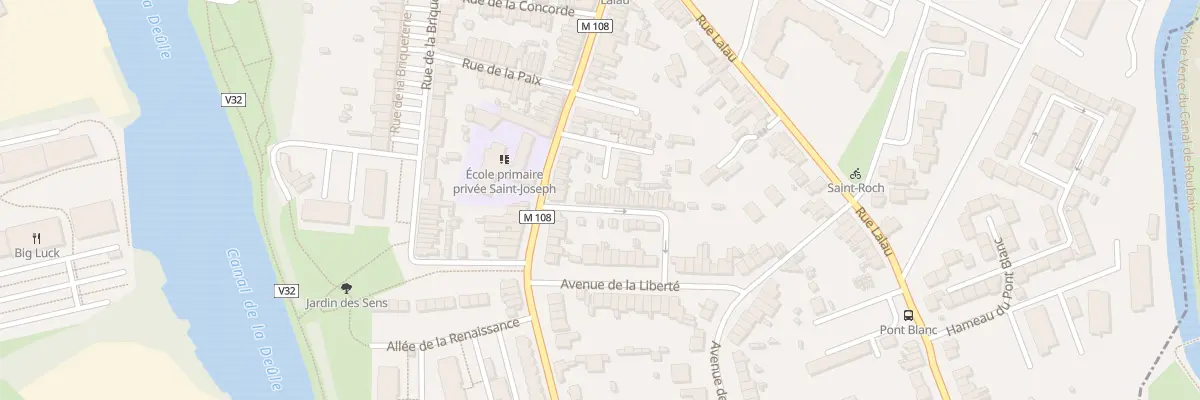 Plan du 3 Rue de la Papeterie à Marquette-lez-Lille