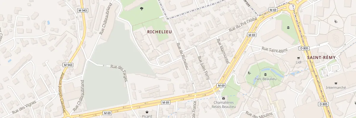 Plan du 7B Rue de Richelieu à Chamalières