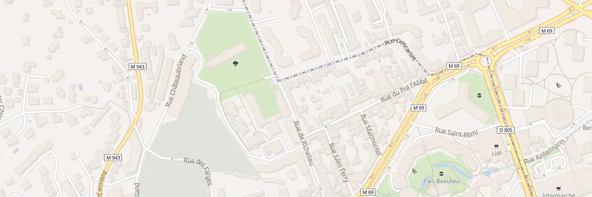 Plan du 31 Rue Descartes à Chamalières