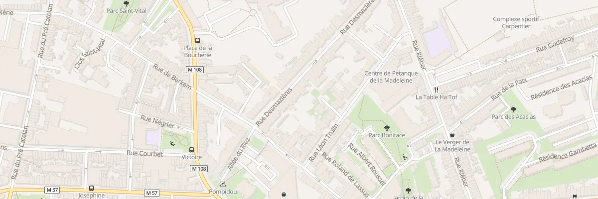 Plan du 32 Rue Desmazières à La Madeleine