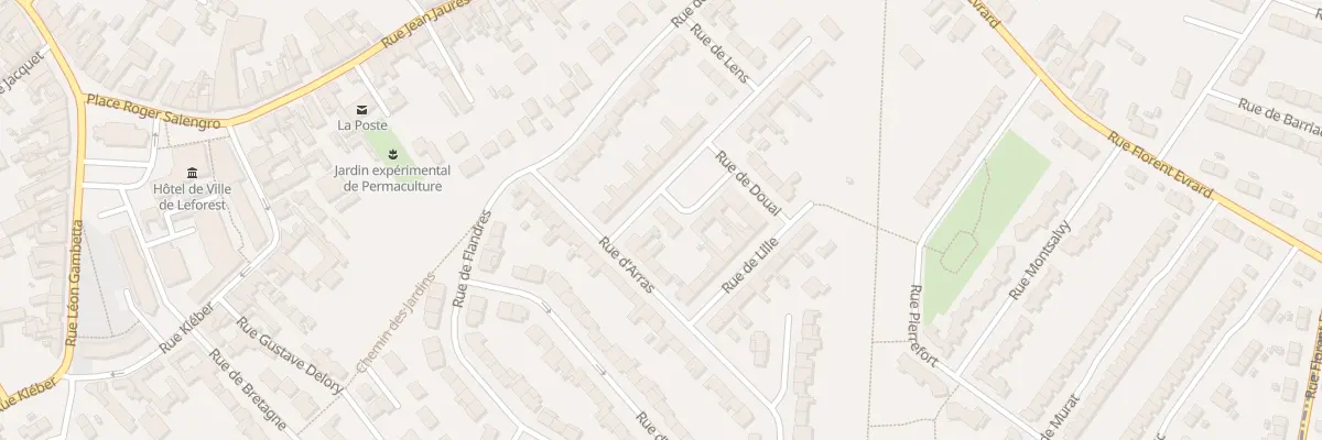 Plan du 2 Rue d’Hénin à Leforest