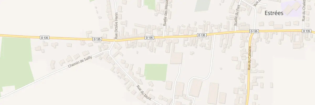 Plan du 59 Rue du General de Gaulle à Estrées
