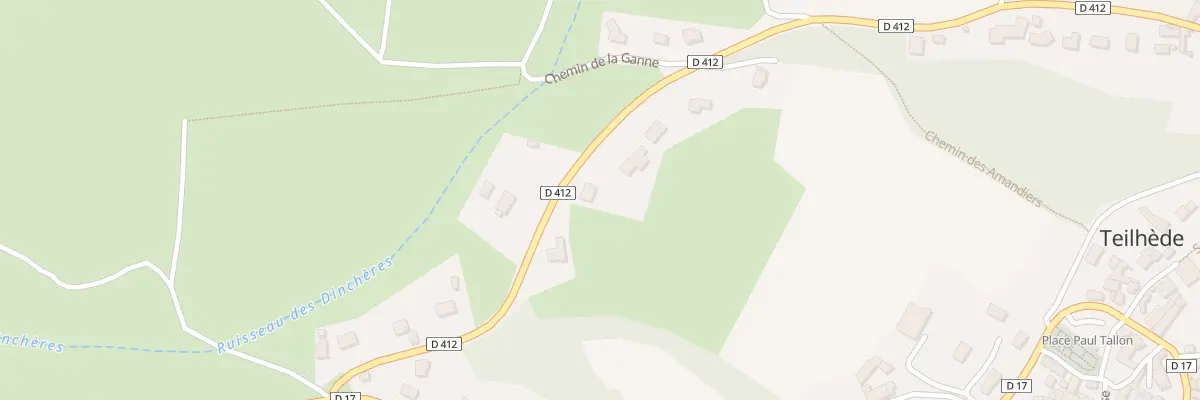 Plan du 9021 Rue du Château d’Eau à Teilhède