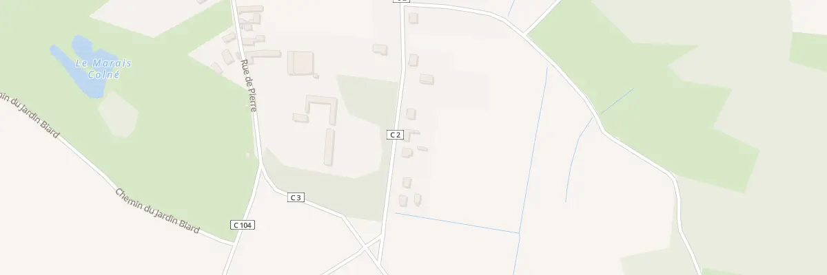 Plan du 383 Rue Trouillet à Béhéricourt
