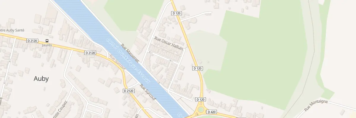 Plan du 30 Rue Alphonse d’Ennetiere à Auby