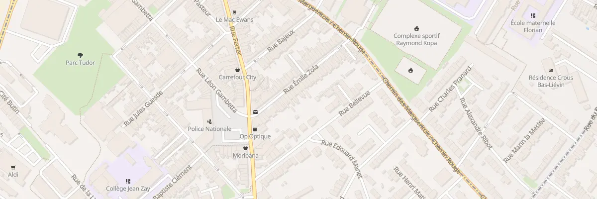 Plan du 26 Rue Émile Zola à Faches-Thumesnil