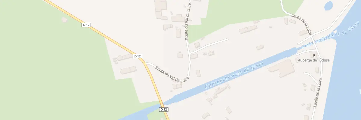Plan du 2 Rte du Val de Loire à Cours-les-Barres