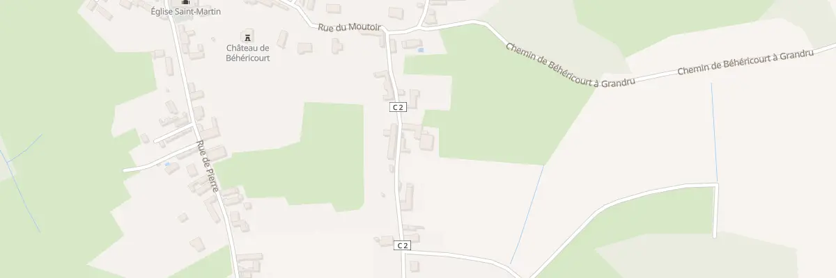 Plan du 109 Rue Trouillet à Béhéricourt