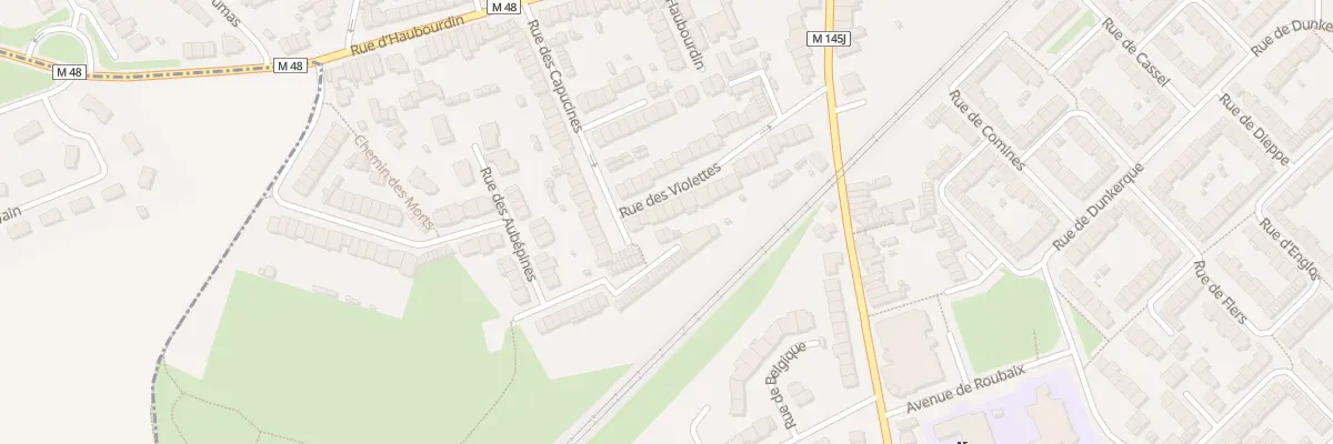 Plan du 8 Rue des Violettes à Faches-Thumesnil