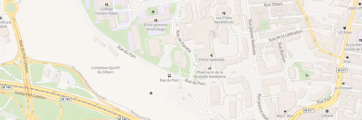 Plan du 34 Rue du Parc à La Madeleine