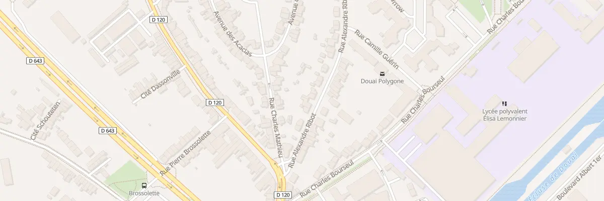 Plan du 117 Rue Alexandre Ribot à Douai