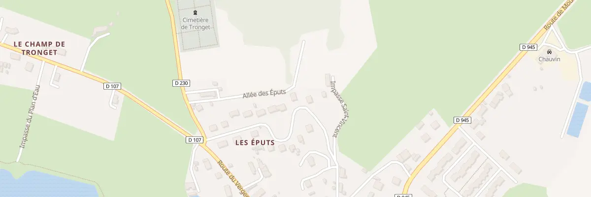 Plan du 17 Lot des Eputs à Tronget
