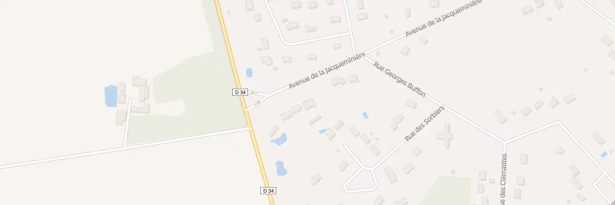 Plan du 8 Av de la Jacqueminière à Courtenay
