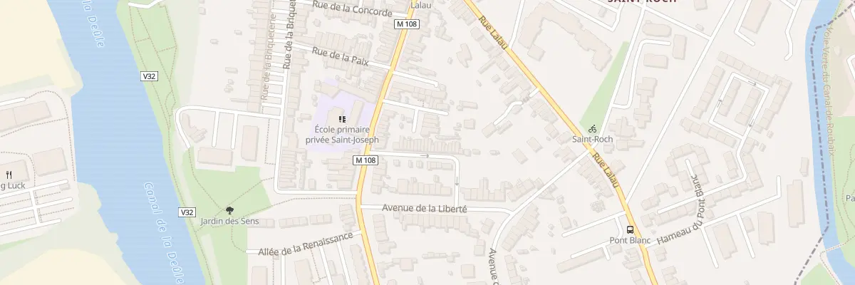 Plan du 8 Rue de la Papeterie à Marquette-lez-Lille