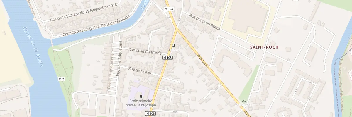 Plan du 21 Rue de Lille à Marquette-lez-Lille