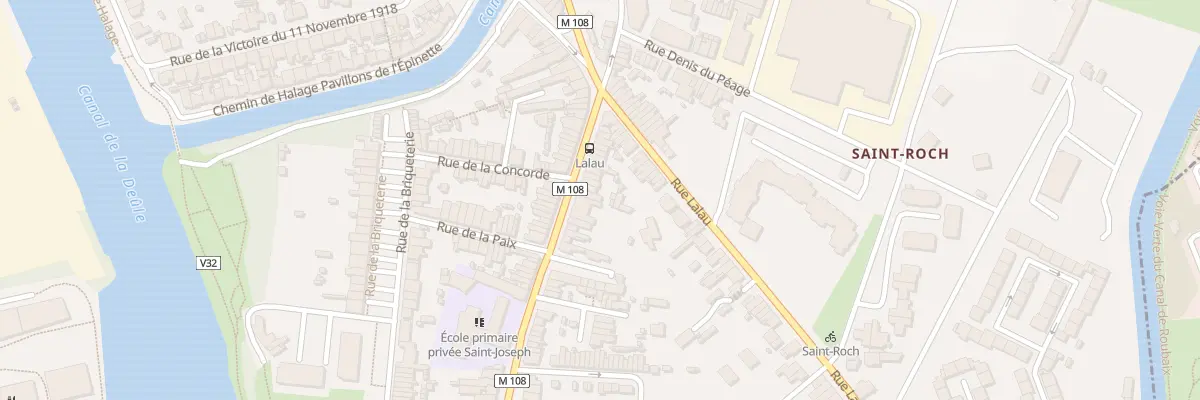 Plan du 23 Rue de Lille à Marquette-lez-Lille