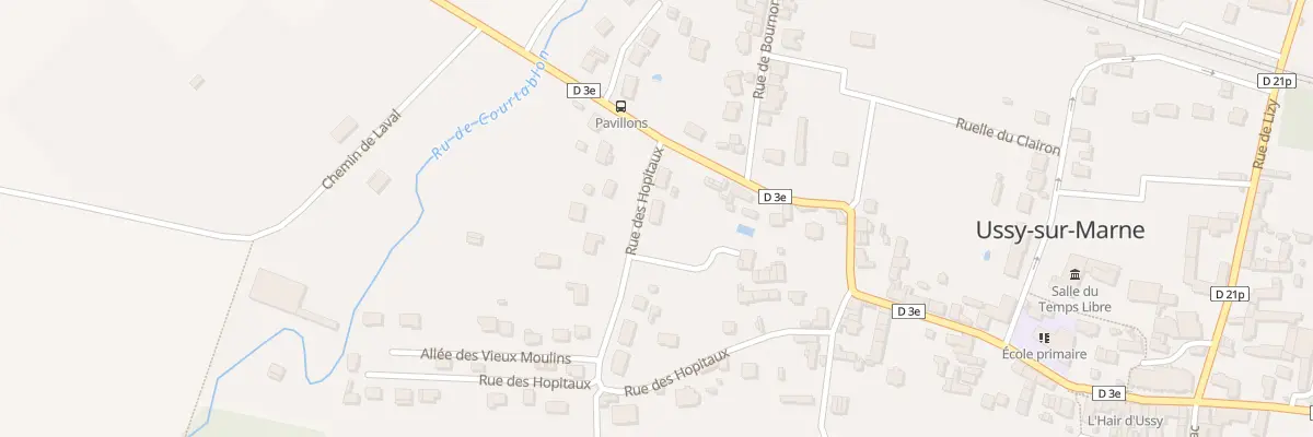 Plan du 28 Rue des Hopitaux à Ussy-sur-Marne