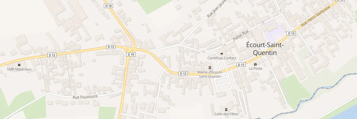 Plan du 5 Rue Henri Barbusse à Écourt-Saint-Quentin
