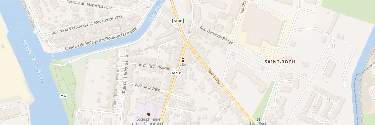 Plan du 9 Rue de Lille à Marquette-lez-Lille