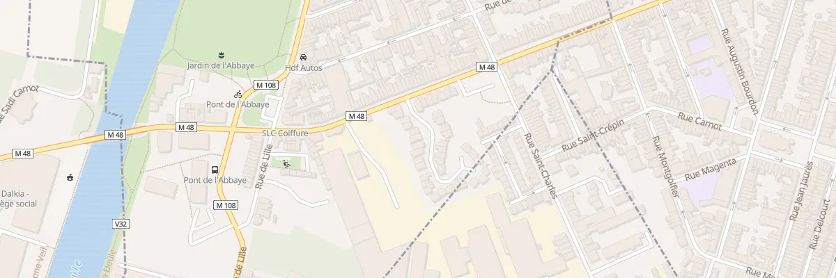 Plan du 10 Rue des Jardins à Marquette-lez-Lille