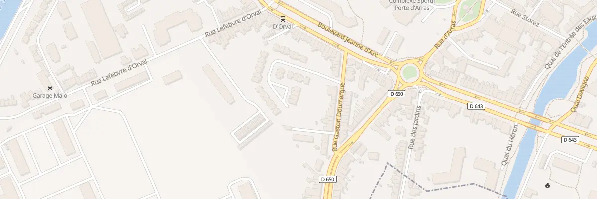 Plan du 201 Rue Auguste Malotau de Guerne à Douai