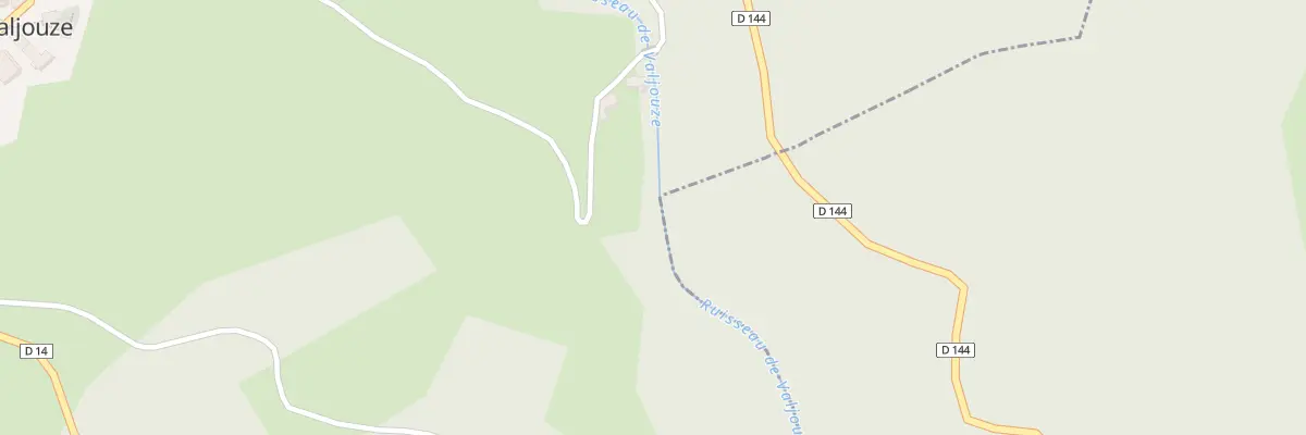 Plan du 5016A Bas Redond à Valjouze