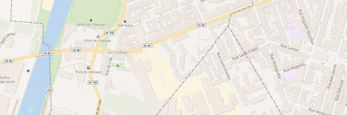 Plan du 12 Rue des Jardins à Marquette-lez-Lille