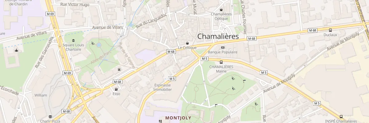 Plan du 2B Av des Thermes à Chamalières