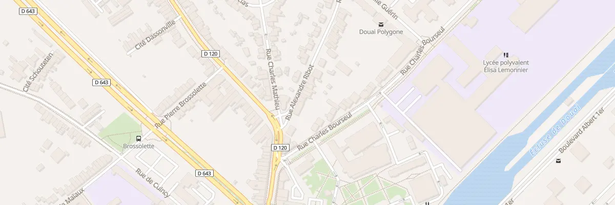 Plan du 52 Rue Alexandre Ribot à Douai